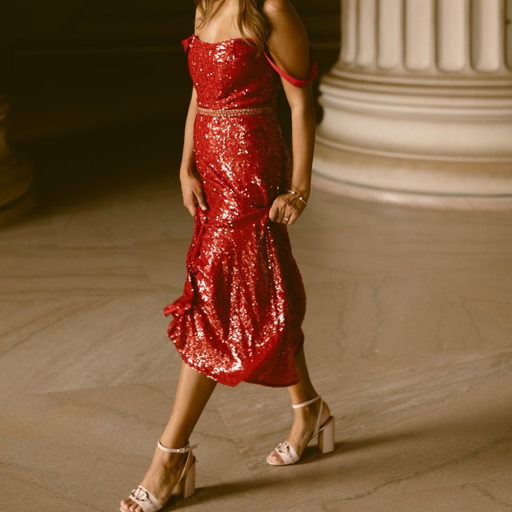 Markarian Moda Operandi Exclusive Sequined Midi Dress
